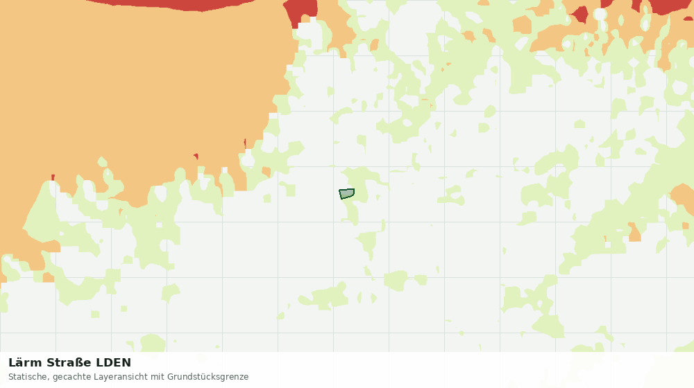 Statische Kartenansicht: Lärm Straße LDEN