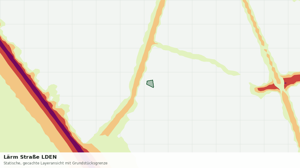 Statische Kartenansicht: Lärm Straße LDEN