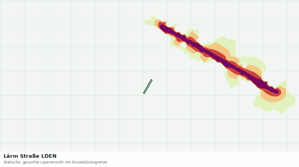 Statische Kartenansicht: Lärm Straße LDEN