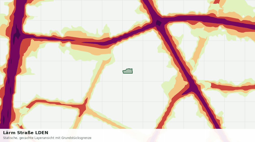 Statische Kartenansicht: Lärm Straße LDEN