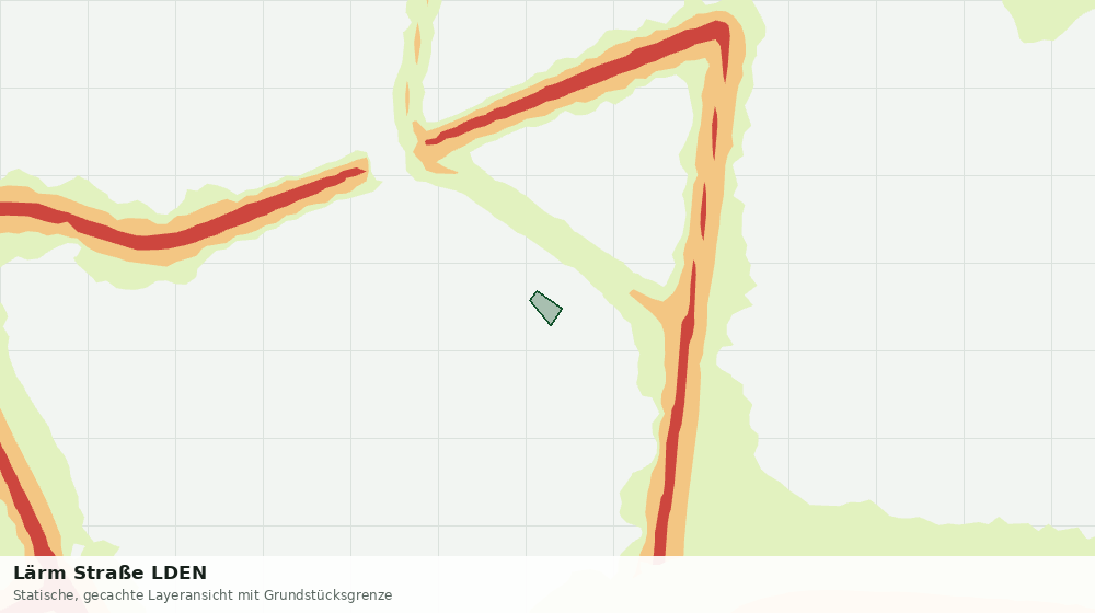 Statische Kartenansicht: Lärm Straße LDEN