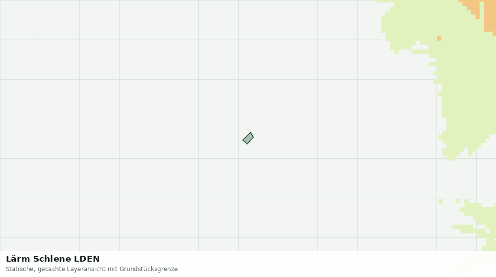 Statische Kartenansicht: Lärm Schiene LDEN