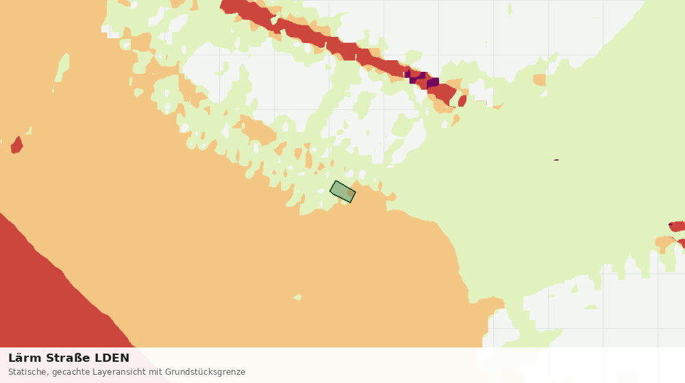 Statische Kartenansicht: Lärm Straße LDEN