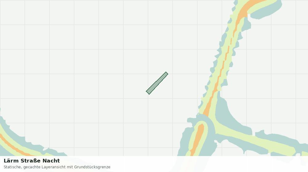 Statische Kartenansicht: Lärm Straße Nacht