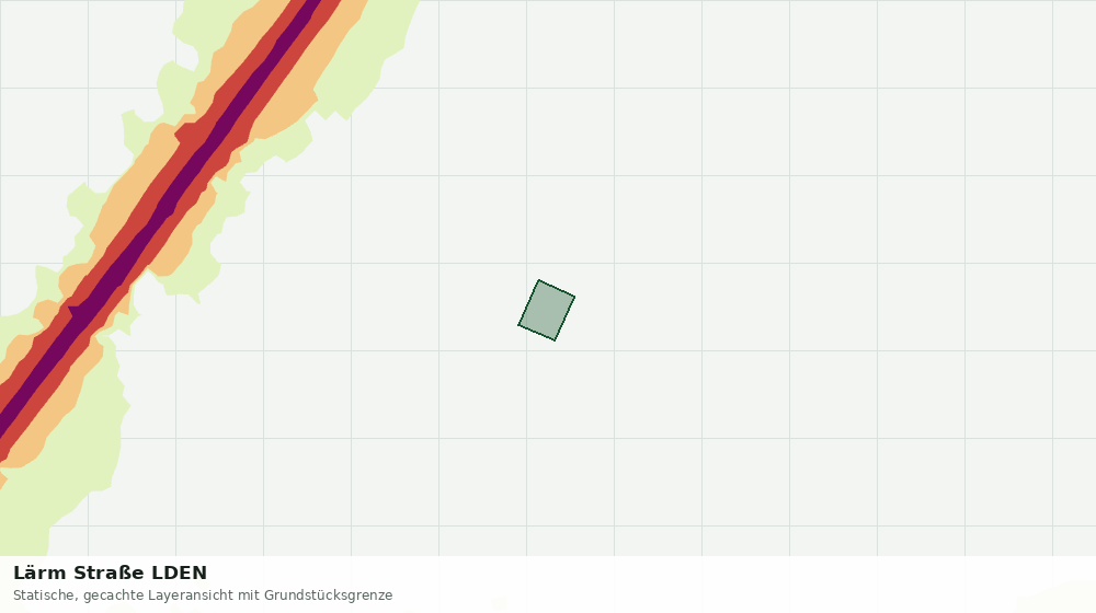 Statische Kartenansicht: Lärm Straße LDEN