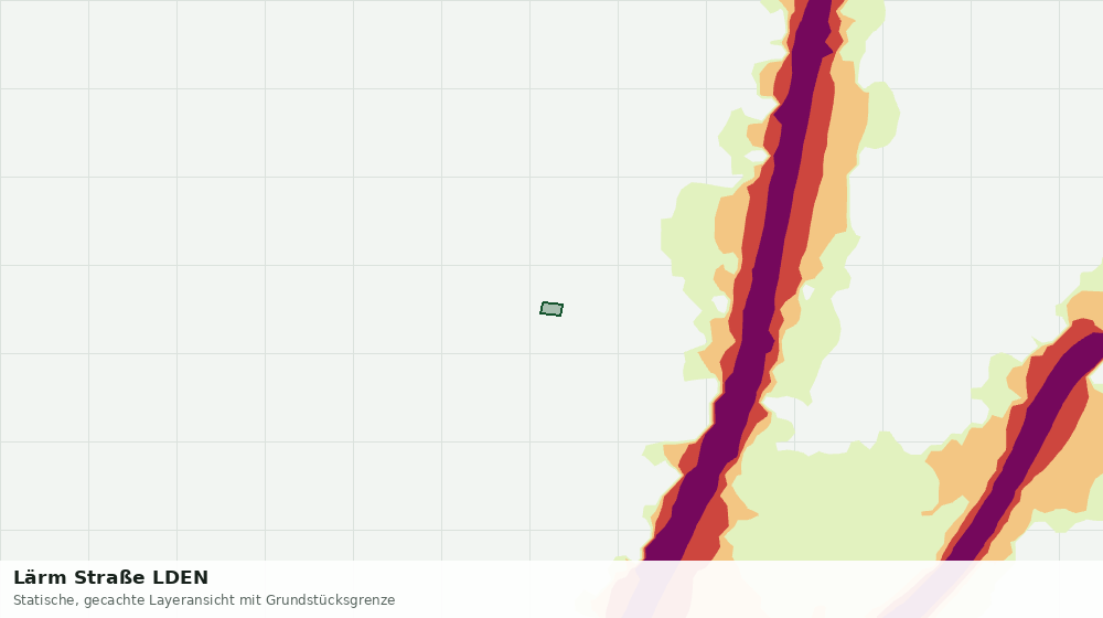 Statische Kartenansicht: Lärm Straße LDEN