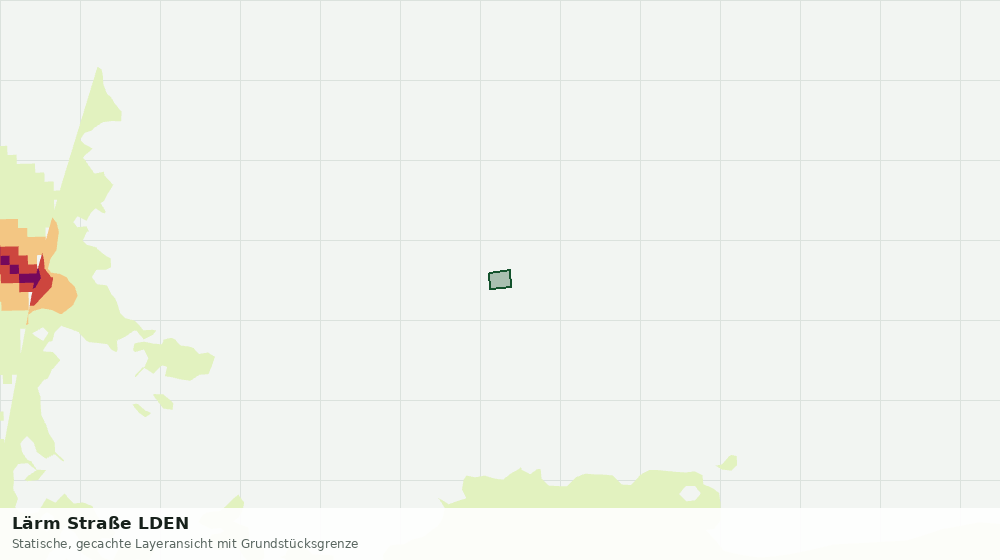 Statische Kartenansicht: Lärm Straße LDEN