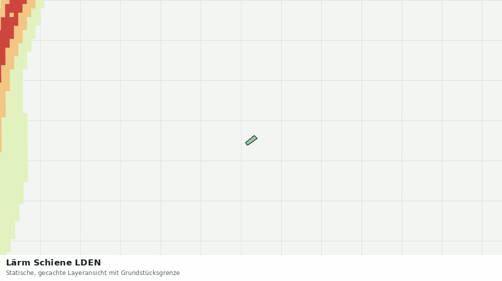 Statische Kartenansicht: Lärm Schiene LDEN