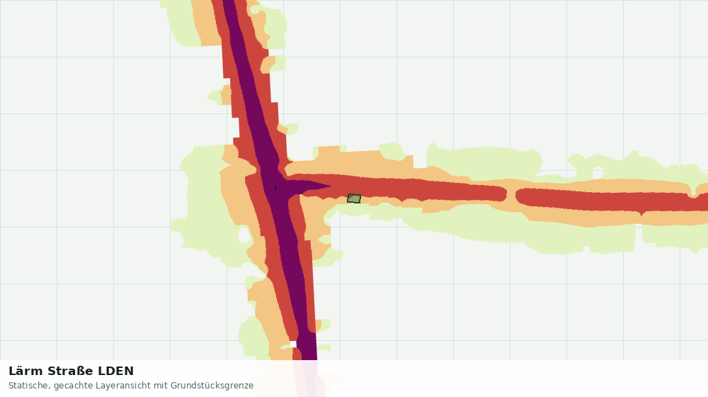 Statische Kartenansicht: Lärm Straße LDEN