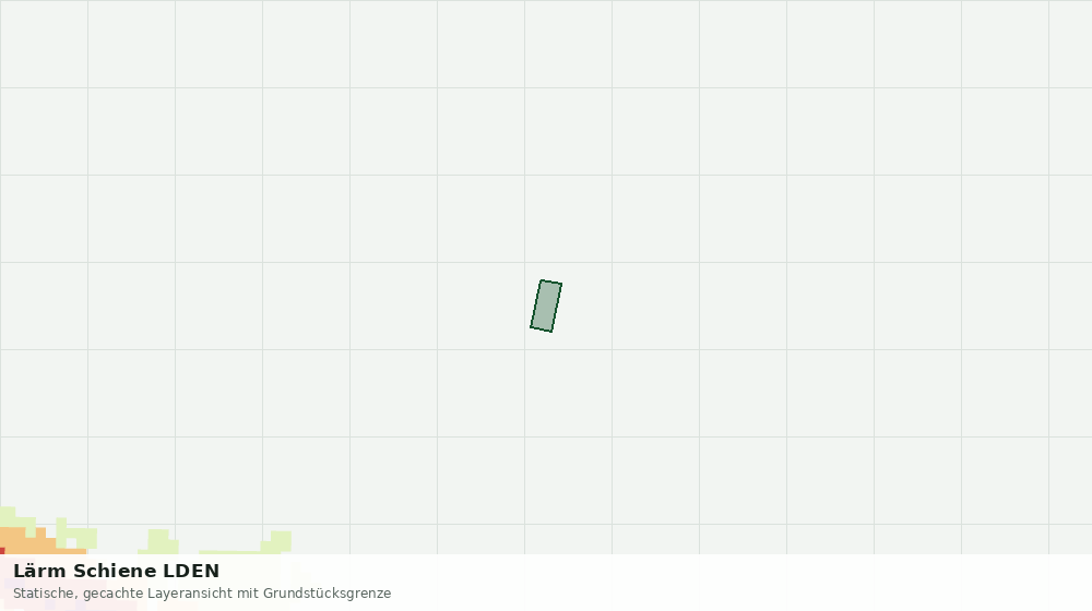 Statische Kartenansicht: Lärm Schiene LDEN