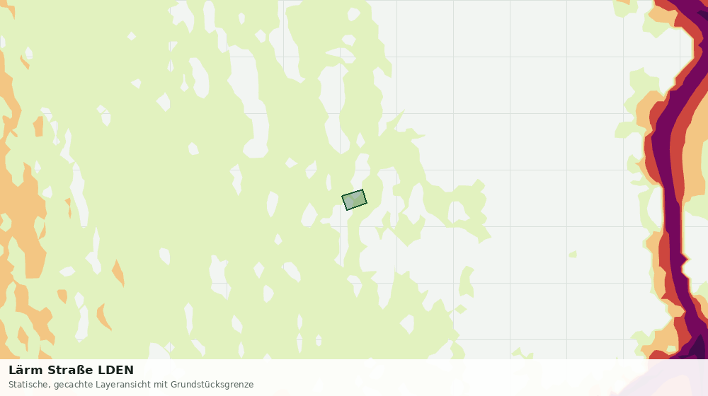 Statische Kartenansicht: Lärm Straße LDEN