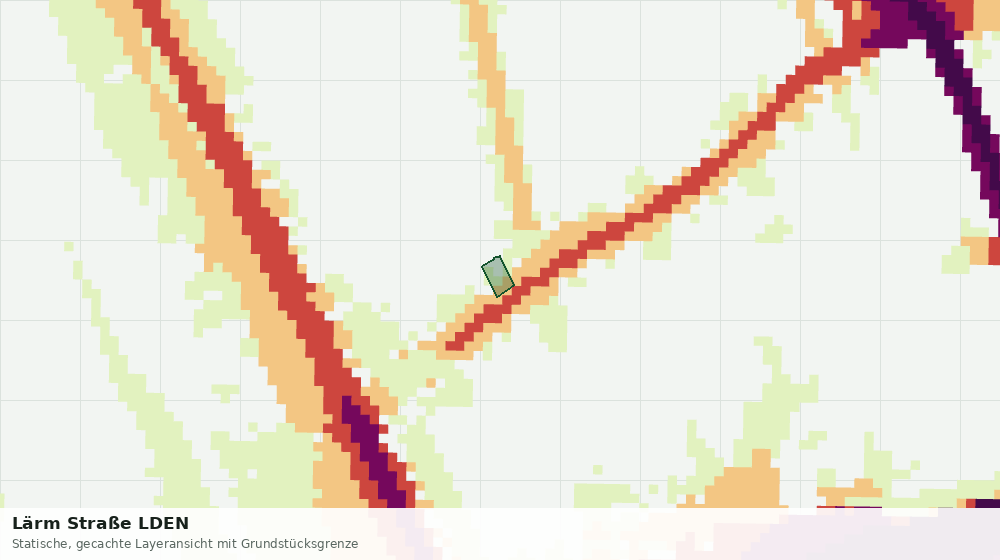 Statische Kartenansicht: Lärm Straße LDEN