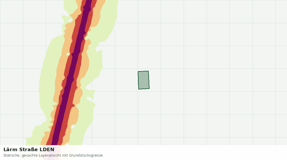 Statische Kartenansicht: Lärm Straße LDEN