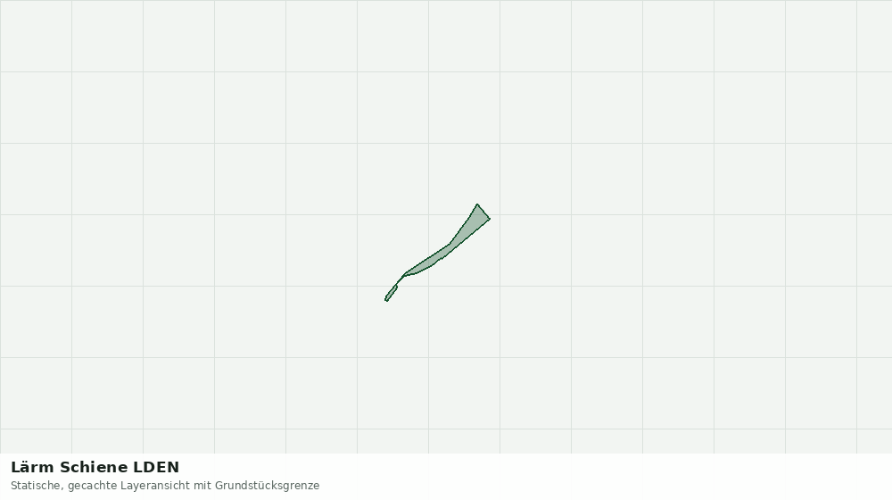 Statische Kartenansicht: Lärm Schiene LDEN