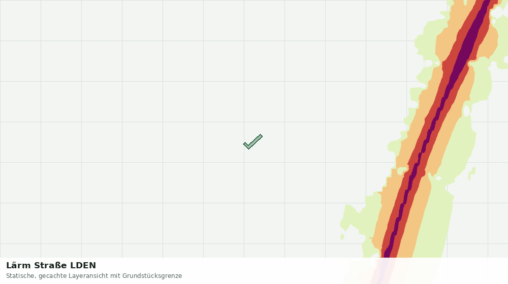 Statische Kartenansicht: Lärm Straße LDEN