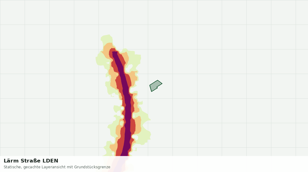 Statische Kartenansicht: Lärm Straße LDEN