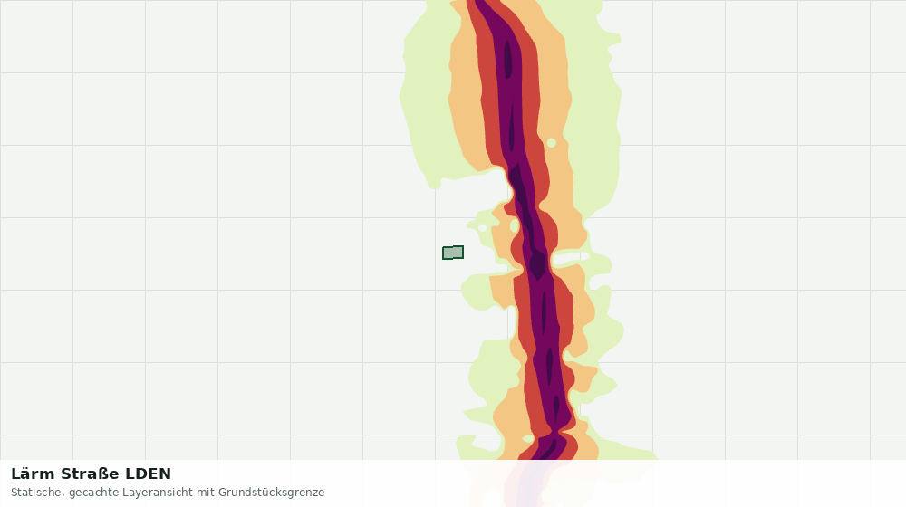 Statische Kartenansicht: Lärm Straße LDEN