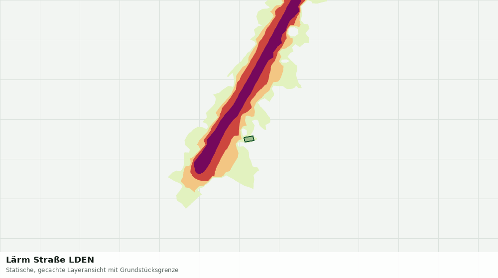 Statische Kartenansicht: Lärm Straße LDEN