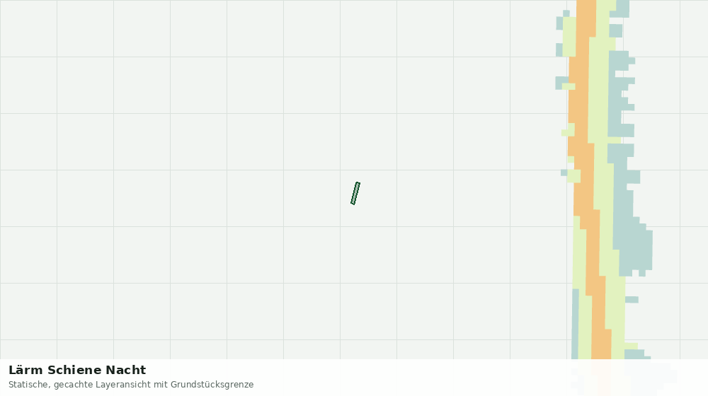 Statische Kartenansicht: Lärm Schiene Nacht