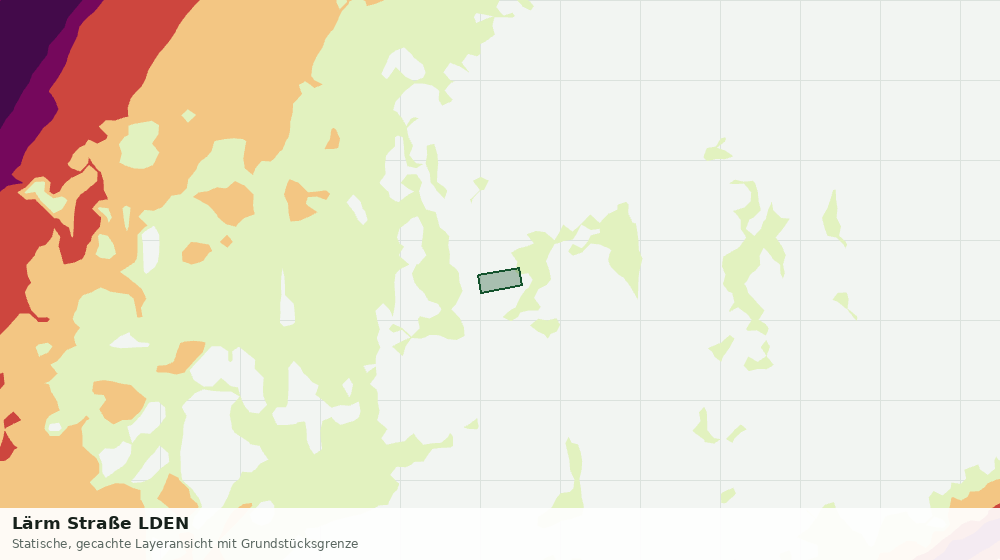 Statische Kartenansicht: Lärm Straße LDEN