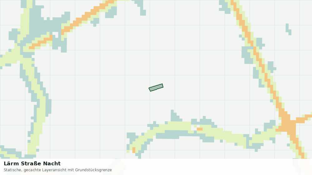 Statische Kartenansicht: Lärm Straße Nacht
