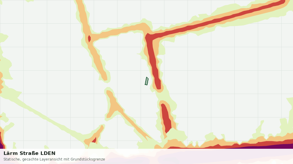 Statische Kartenansicht: Lärm Straße LDEN