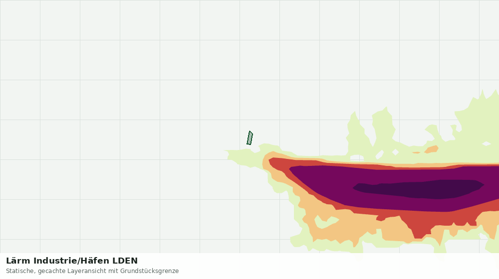 Statische Kartenansicht: Lärm Industrie/Häfen LDEN