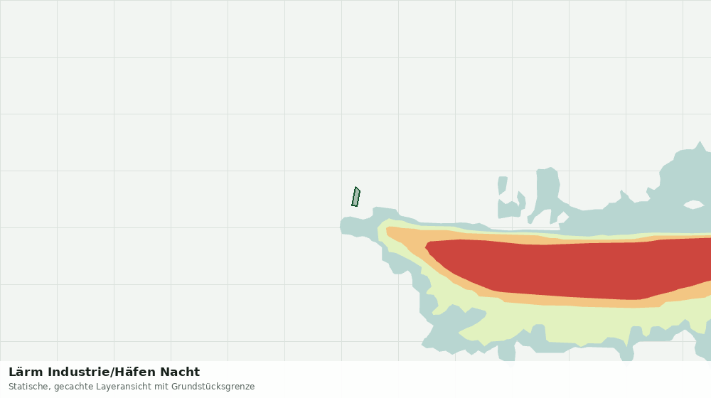 Statische Kartenansicht: Lärm Industrie/Häfen Nacht