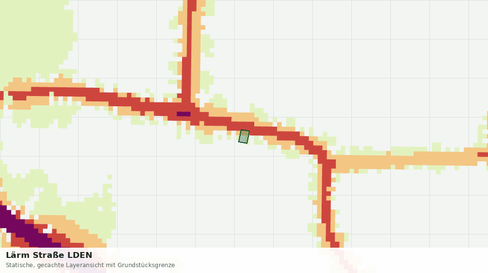 Statische Kartenansicht: Lärm Straße LDEN