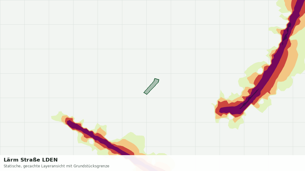 Statische Kartenansicht: Lärm Straße LDEN