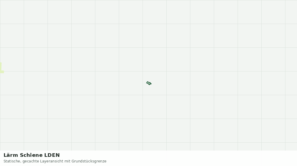 Statische Kartenansicht: Lärm Schiene LDEN