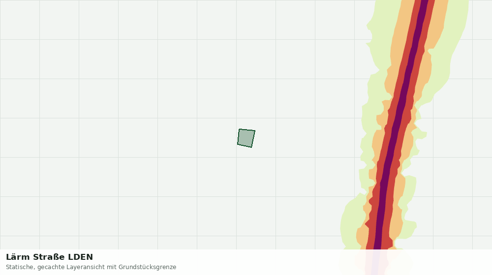 Statische Kartenansicht: Lärm Straße LDEN