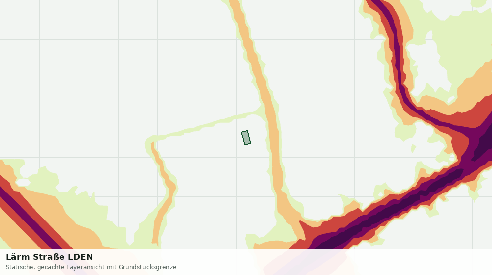 Statische Kartenansicht: Lärm Straße LDEN