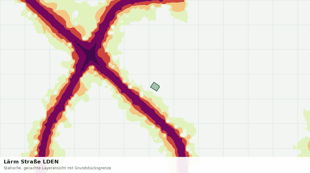 Statische Kartenansicht: Lärm Straße LDEN