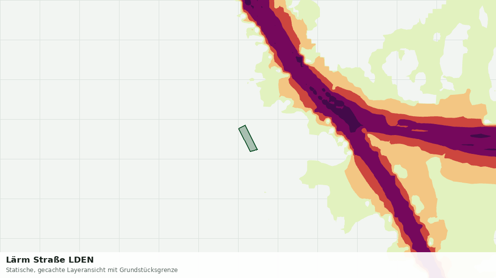Statische Kartenansicht: Lärm Straße LDEN