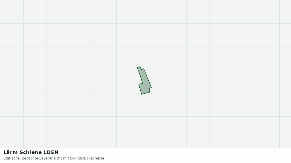 Statische Kartenansicht: Lärm Schiene LDEN