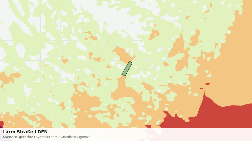 Statische Kartenansicht: Lärm Straße LDEN