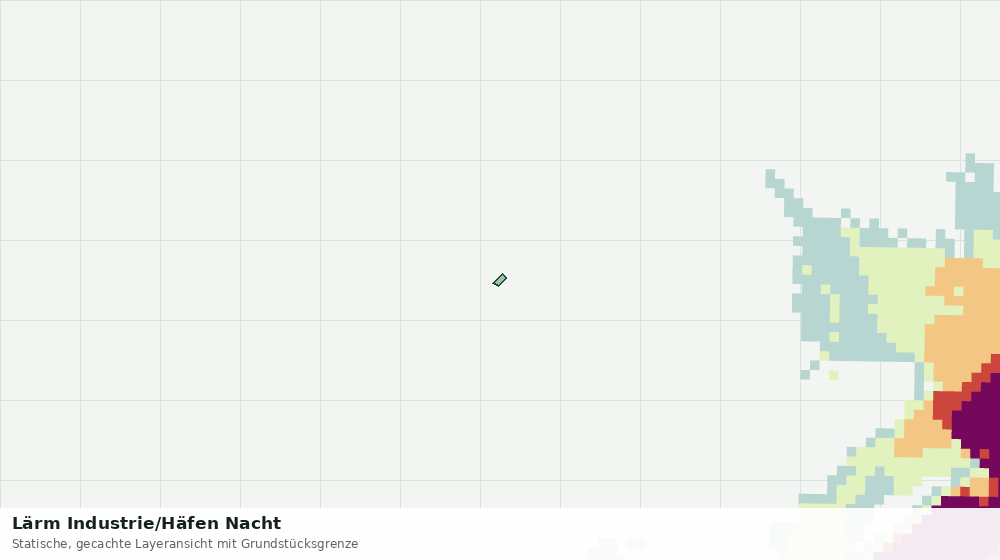 Statische Kartenansicht: Lärm Industrie/Häfen Nacht