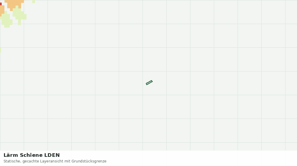 Statische Kartenansicht: Lärm Schiene LDEN