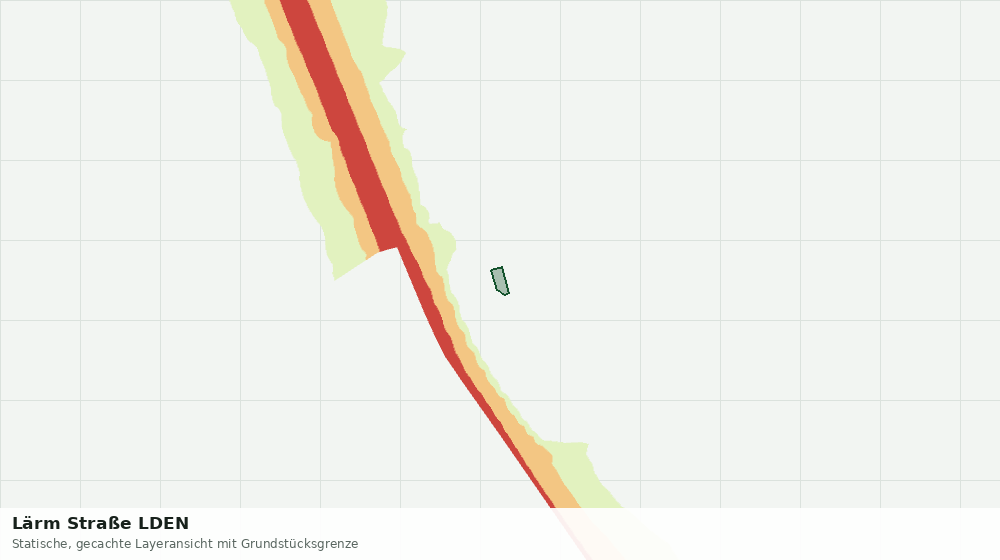 Statische Kartenansicht: Lärm Straße LDEN