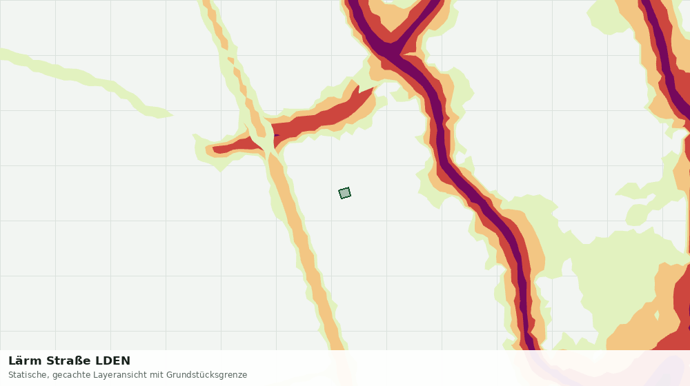 Statische Kartenansicht: Lärm Straße LDEN