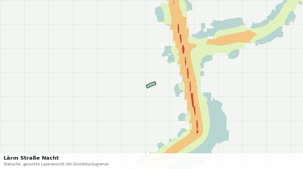 Statische Kartenansicht: Lärm Straße Nacht