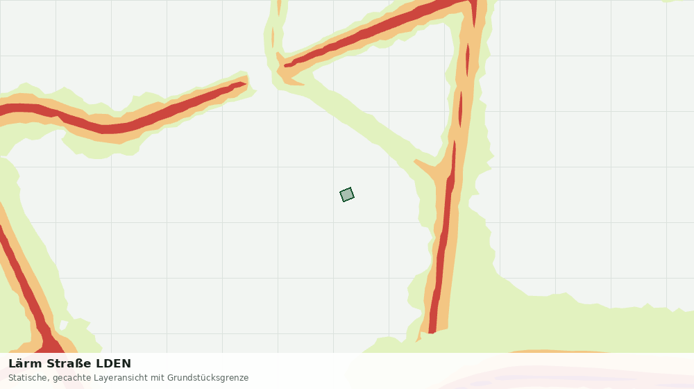 Statische Kartenansicht: Lärm Straße LDEN