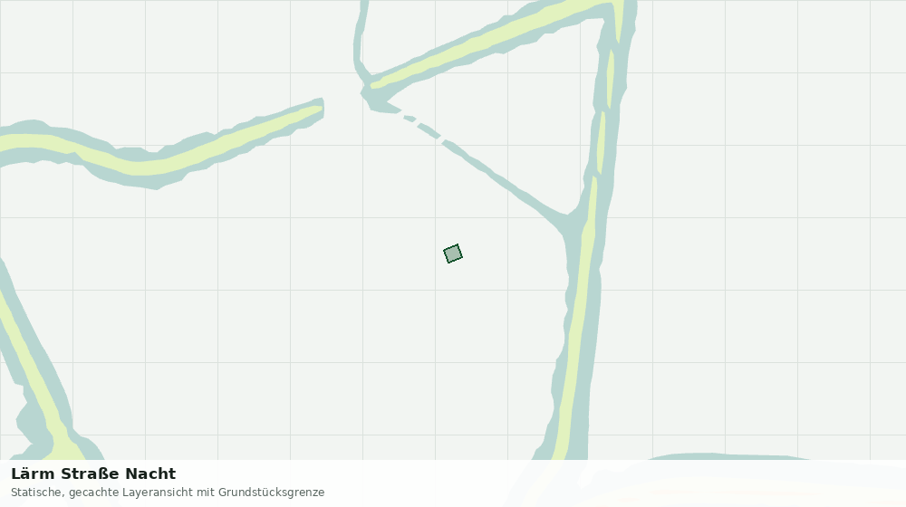 Statische Kartenansicht: Lärm Straße Nacht