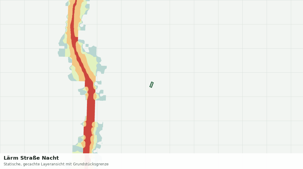 Statische Kartenansicht: Lärm Straße Nacht