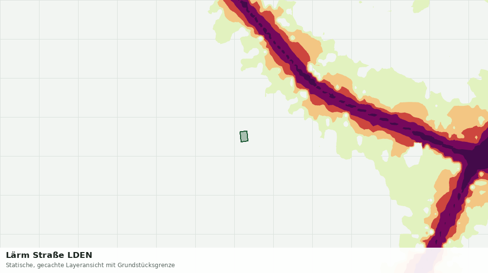Statische Kartenansicht: Lärm Straße LDEN