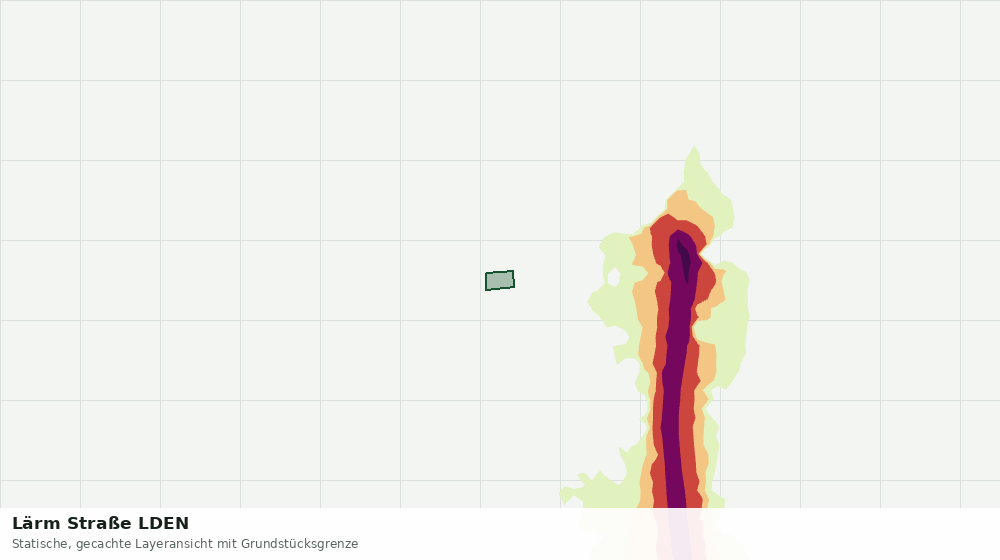 Statische Kartenansicht: Lärm Straße LDEN