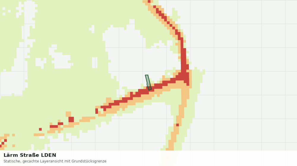 Statische Kartenansicht: Lärm Straße LDEN