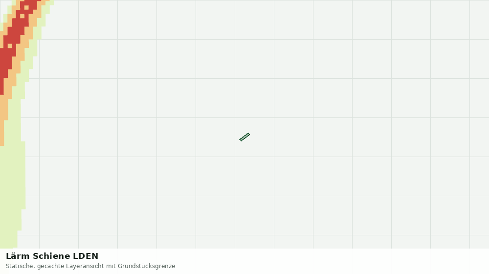 Statische Kartenansicht: Lärm Schiene LDEN