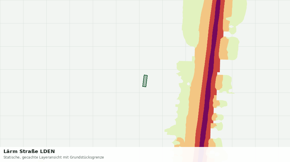 Statische Kartenansicht: Lärm Straße LDEN